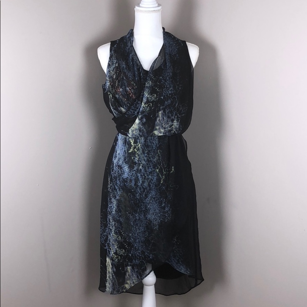 Vera Wang Small Sleeveless High-Low Dress